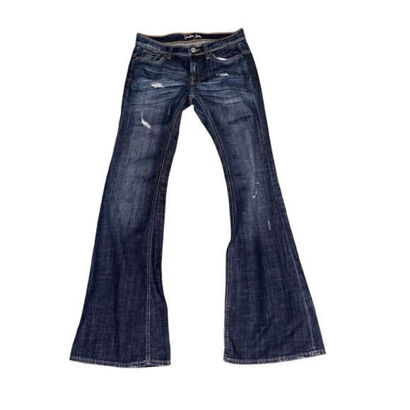 ✨Bundle 2 Jeans $25✨ London Flare Blue Jeans Size 2 - Picture 1 of 8